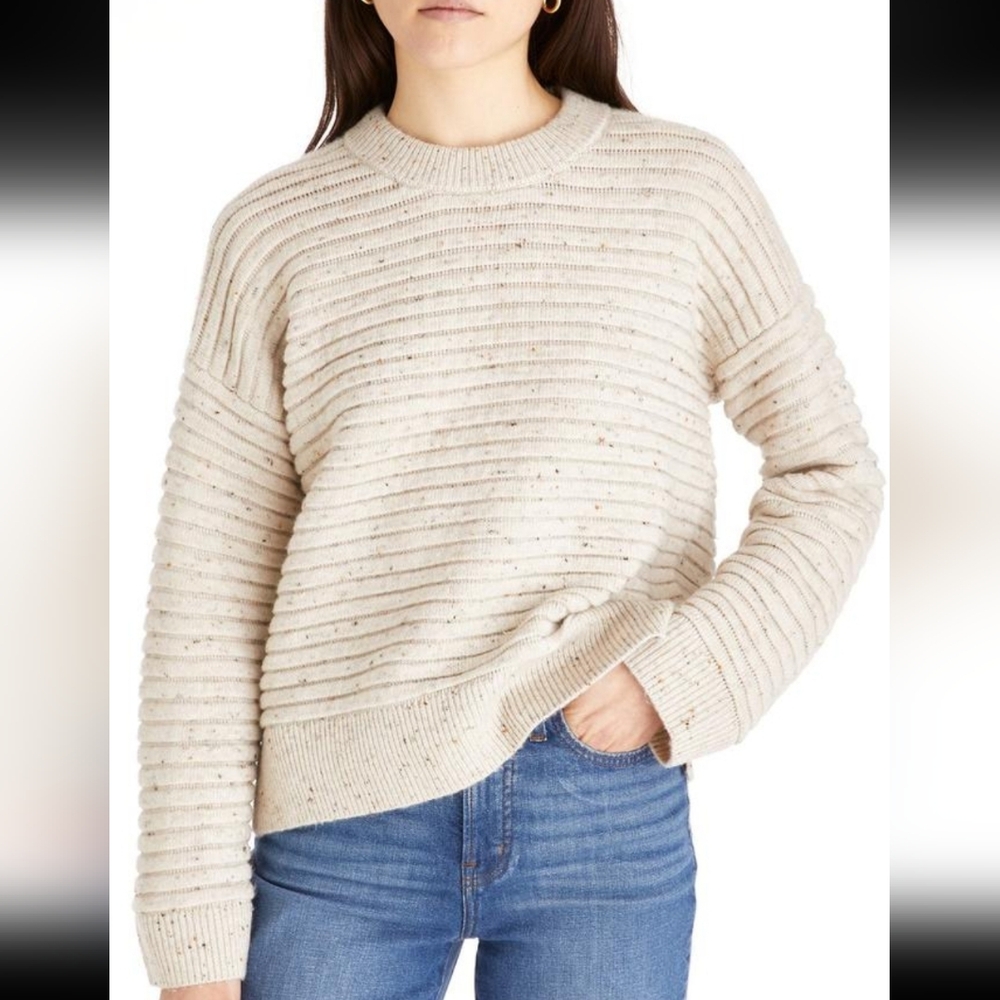 Madewell Textured Cream Sweater